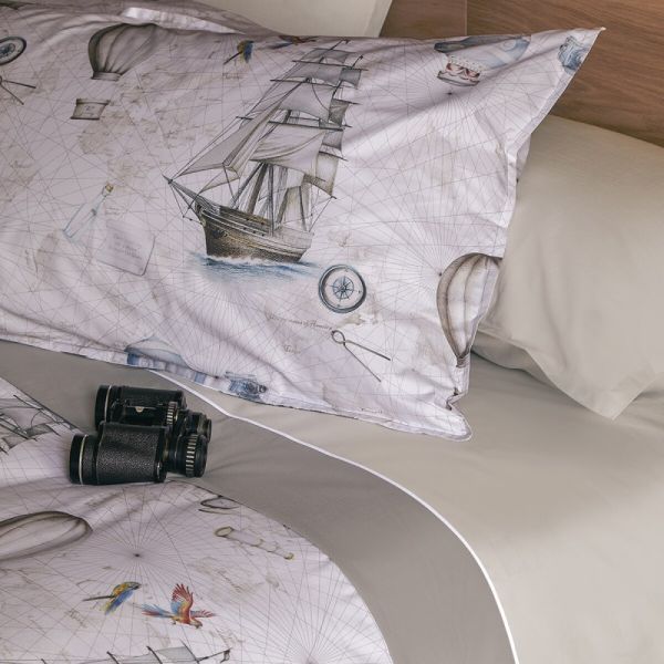  Lenzuola Fazzini – Magellano - Completo letto - Assortimento Misure