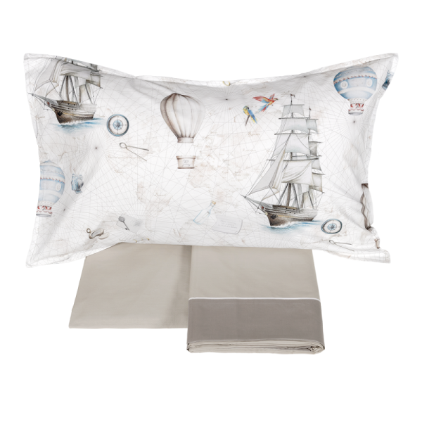  Lenzuola Fazzini – Magellano - Completo letto - Assortimento Misure