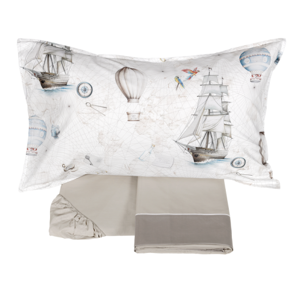 Lenzuola Fazzini – Magellano - Completo letto - Assortimento Misure