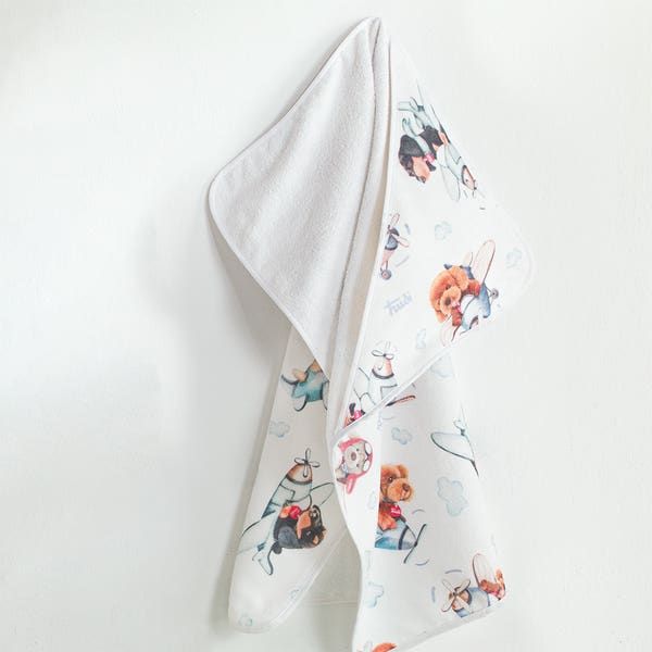 Accappatoio Triangolo - Airplane - Trudy Somma