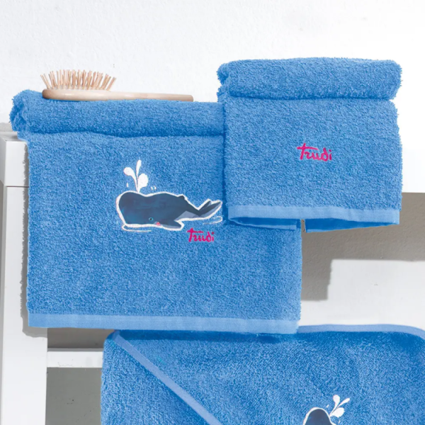 Asciugamani set 1+1 - Sea Life Bluette - Trudy - Somma