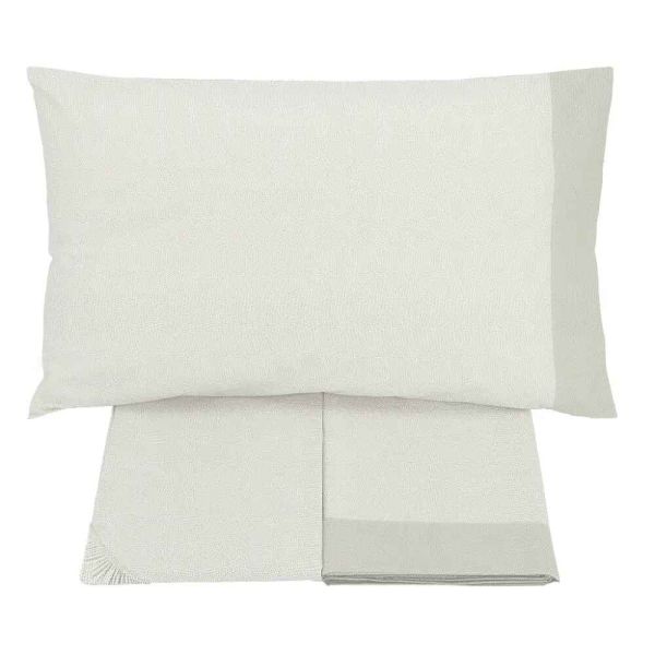 Lenzuola Matrimoniali Flanella Gabel - Completo Letto – Chromo - Lino