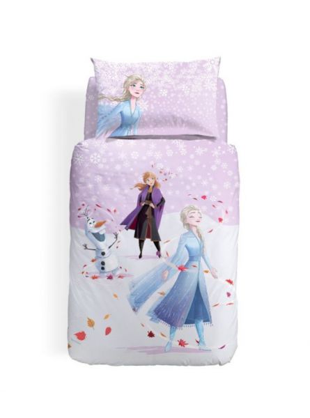 Copripiumino Singolo una piazza Caleffi-  Disney Frozen Magica – Completo Letto