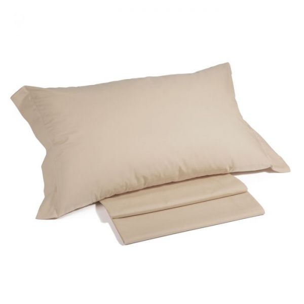 Lenzuola Matrimoniali - Completo Letto - Tinta Unita - Corda - Caleffi