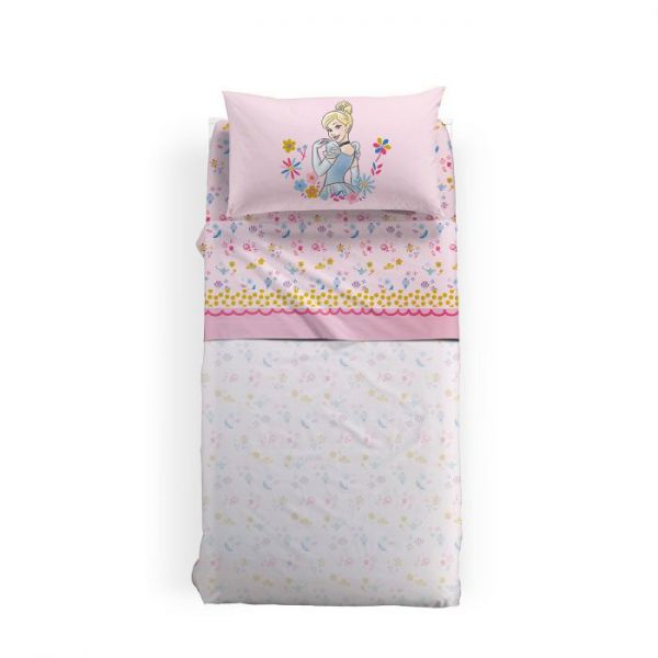 Lenzuola Singole una piazza Caleffi – Principesse Disney “Princess Romance” – Completo letto