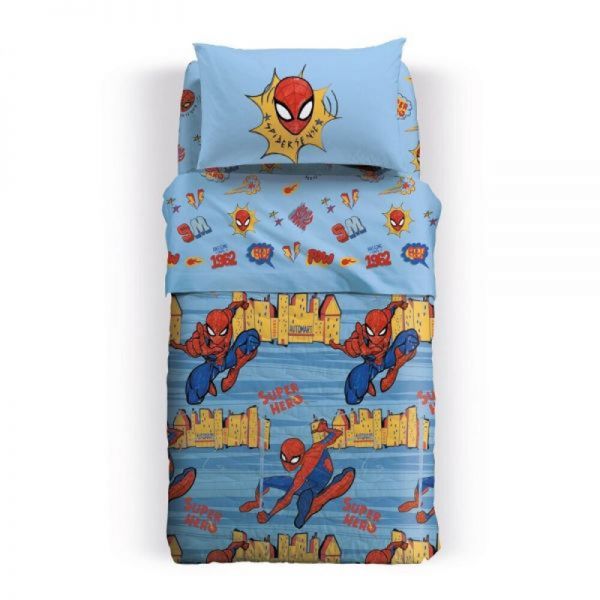 Lenzuola Singole una piazza Caleffi – Spiderman New York  – Completo letto
