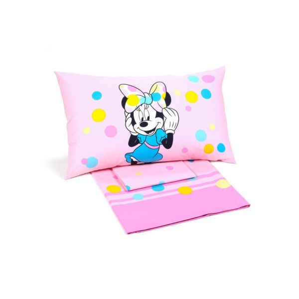 Lenzuola Una Piazza e Mezza Caleffi – Disney Minnie Colors – Completo letto