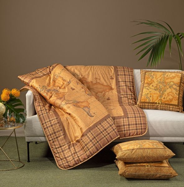 Coperta  Plaid Imbottito - Alviero Martini – per Divano, Poltrona o Letto - Geo Tartan