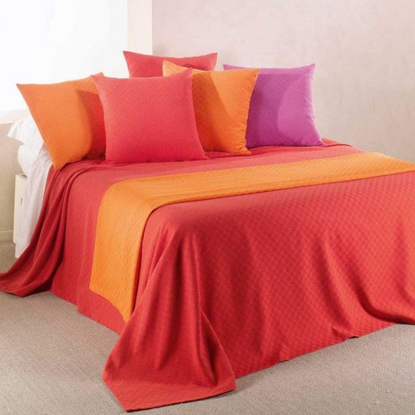 Copriletto Matrimoniale Leggero - Rodeo - Rosso - Caleffi