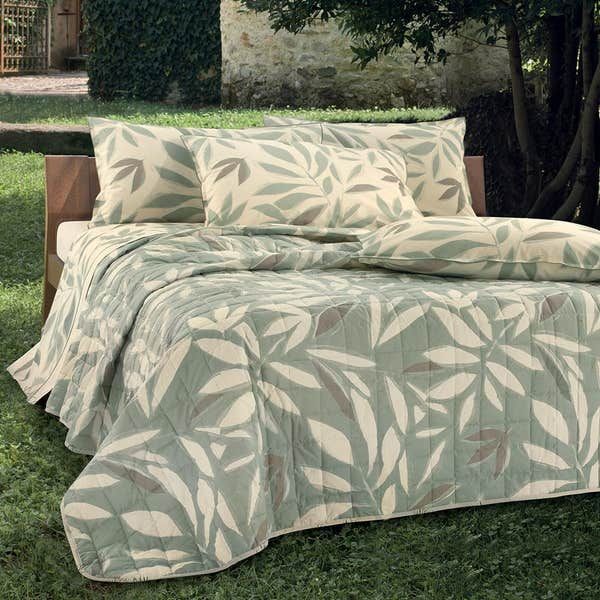 Copriletto Matrimoniale – Trapuntino  Quilt  - Anteo - Corda  - Naturae Gabel