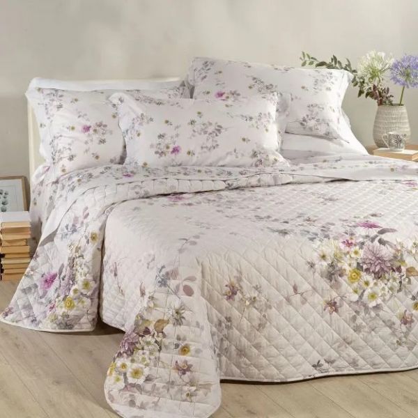 Copriletto Matrimoniale – Trapuntino  Quilt - Aurora - Caleffi