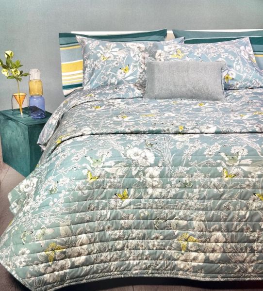 Copriletto Matrimoniale – Trapuntino  Quilt - Fazzini - Farfalle - Assortimento Colori