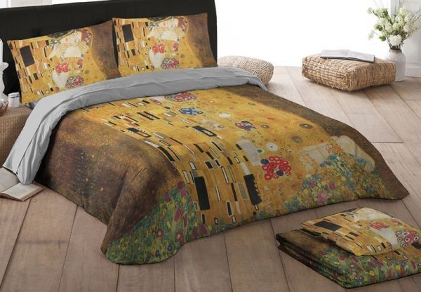 Copriletto Matrimoniale – Trapuntino  Quilt - Klimt Bacio - Randi