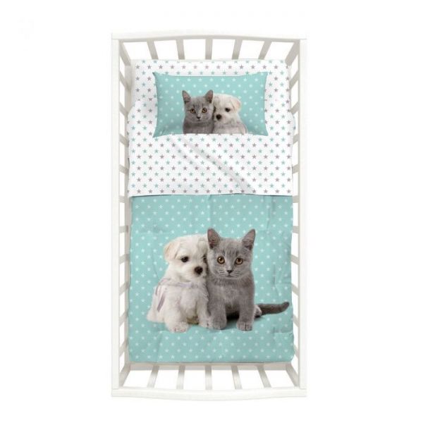 Copriletto Trapuntato Letto a Cancello Trapuntino / Quilt  - Cuccioli - Caleffi