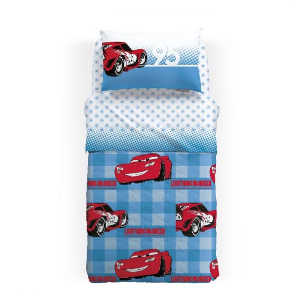Copriletto Singolo – Trapuntino / Quilt una piazza -  Disney Cars 95 - Caleffi