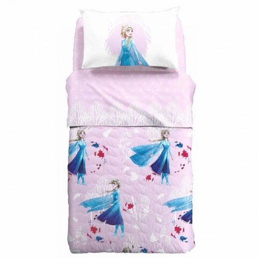 Caleffi Copriletto trapuntato singolo una piazza quilt Disney Frozen Elsa & Anna Caleffi 