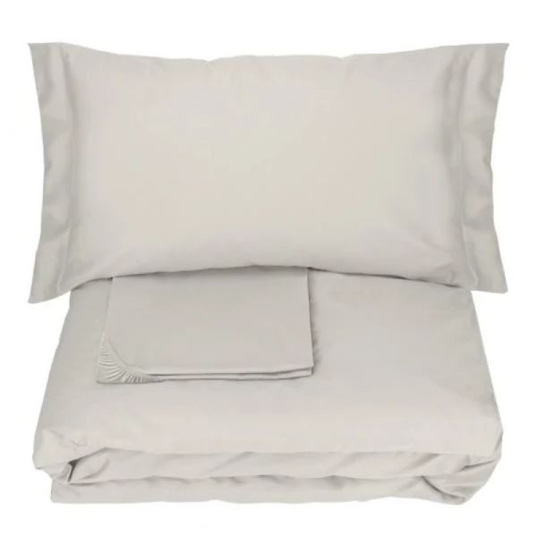 Copripiumino Matrimoniale - The Jewel Raso TU  - Somma - Completo Letto - Conchiglia