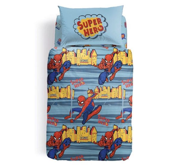 Copripiumino Una Piazza e Mezza Caleffi  - Marvel Spiderman New York