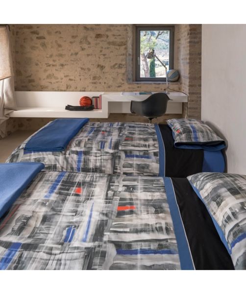 Copripiumino Singolo Una Piazza - Gen Z - Grigio Corallo - Fazzini – Parure