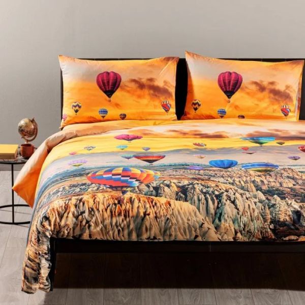 Copripiumino Una Piazza e Mezza - Cappadocia - Caleffi - Completo Letto