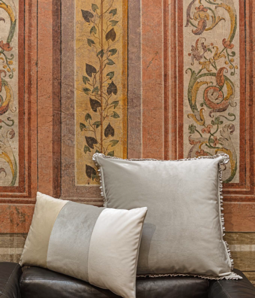 Cuscino Arredo per Divano  Letto - Fazzini Atelier – Velluto - Arcimboldi Patchwork - Rettangolare