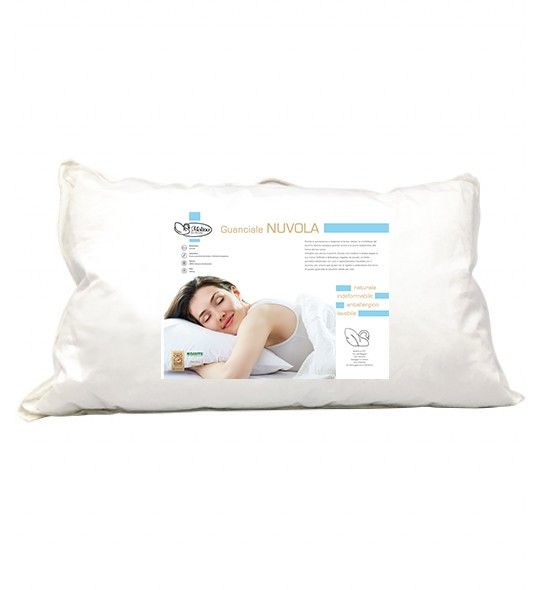 Cuscino Letto  Guanciale in Piuma d’oca per letto - Nuvola – Molina