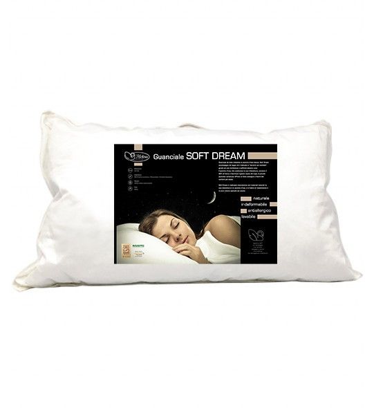 Cuscino Letto / Guanciale in Piuma d’oca per letto - Softdream – Molina