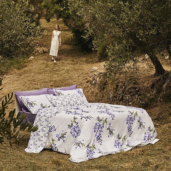 Copriletto Matrimoniale – Trapuntino / Quilt - Glicine - Lavanda