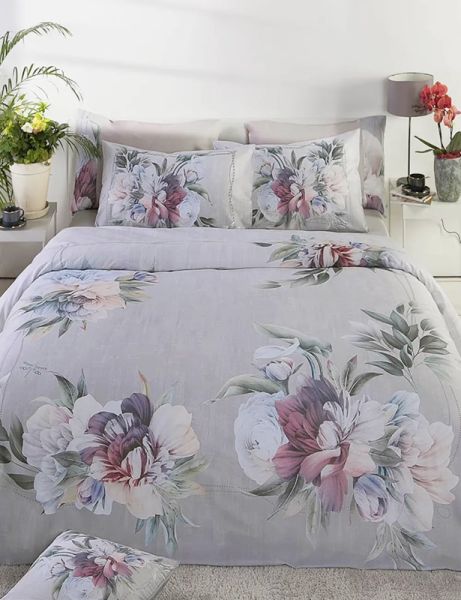 Lenzuola Copriletto Matrimoniali - Bloom Platinum - Randi – Completo letto
