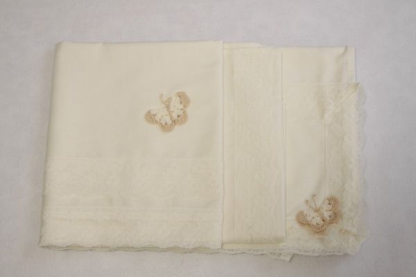 Lenzuola Lettino a Cancello - Completo Letto - Farfalle