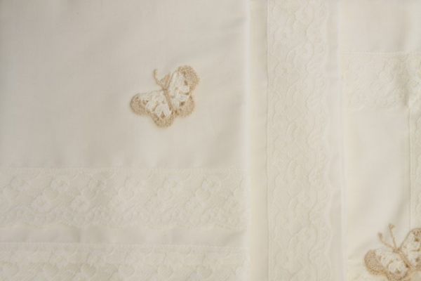 Lenzuola Lettino a Cancello - Completo Letto - Farfalle