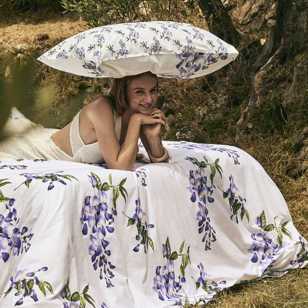 Copriletto Matrimoniale – Trapuntino / Quilt - Glicine - Lavanda