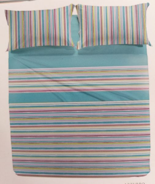 Lenzuola Matrimoniali - Completo Letto - Niagara - Azzurro – Caleffi