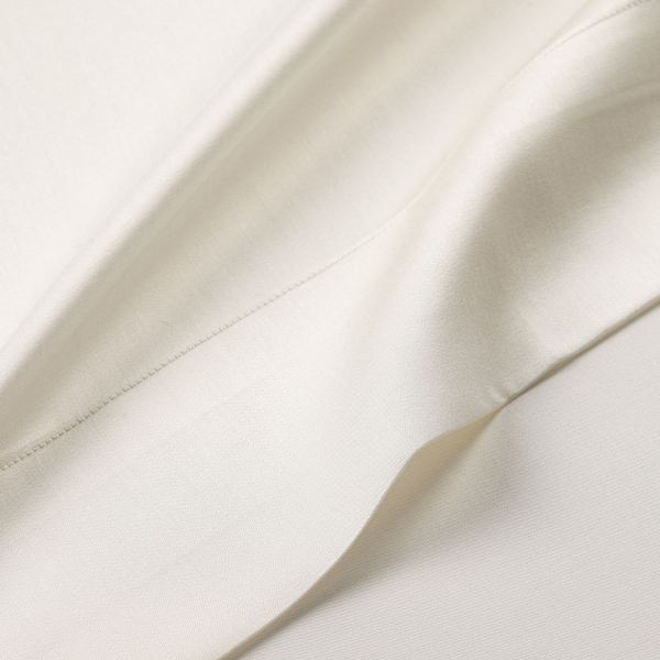 Lenzuola Matrimoniali - Completo Letto - Notti di Seta - Bianco - Caleffi