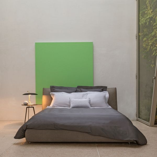 Lenzuola Matrimoniali - Fazzini Atelier - in Raso di Puro Cotone - Completo Letto - Velasca - Grigio Perla