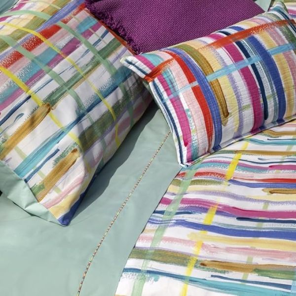 Lenzuola Matrimoniali - Fazzini – Fili - Multicolor - Completo letto