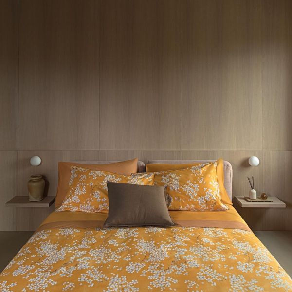 Lenzuola Matrimoniali - Fazzini – Kimono - Zucca - Completo letto