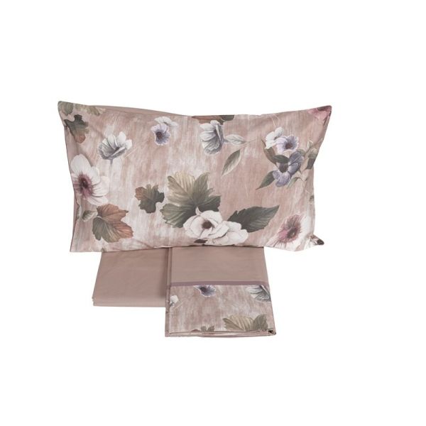 Lenzuola Matrimoniali - Fazzini – Velvet Rosa - Completo letto