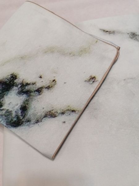 Lenzuola Matrimoniali 100% raso di puro cotone - Marble - Somma