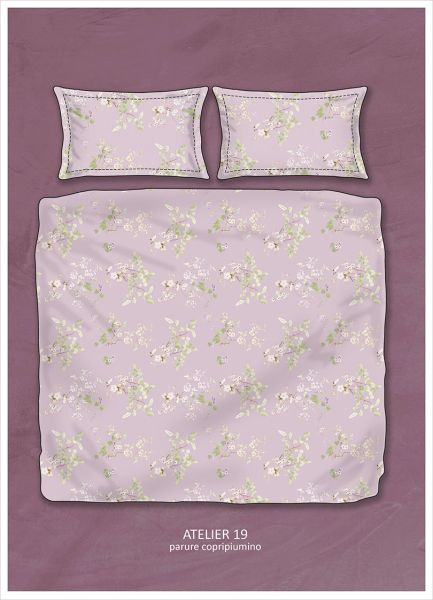 Lenzuola Matrimoniali Copriletto 100% cotone percalle – Completo letto - Atelier 19 - Randi