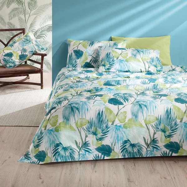 Lenzuola Matrimoniali Copriletto Gabel - Completo Letto - Rhapis - Fenicottero