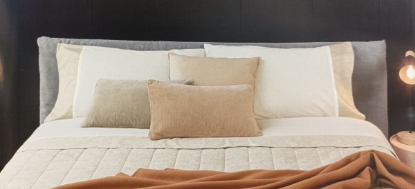 Lenzuola Matrimoniali Flanella - Fazzini – Galuchat - Sasso - Completo letto