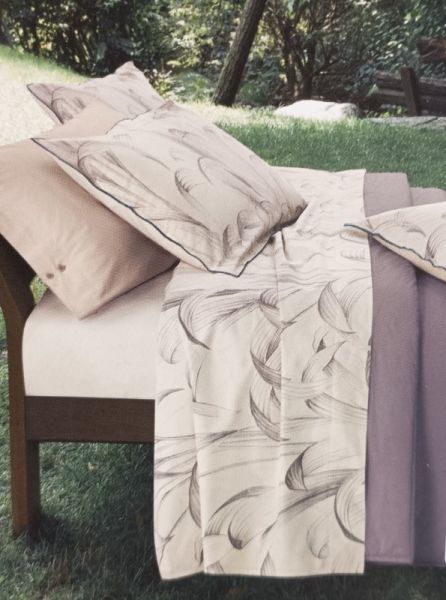 Lenzuola Matrimoniali Gabel Naturae - Completo letto - Iside - Grigio Naturale