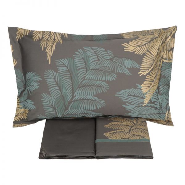 Lenzuola Matrimoniali  King Size - Somma  – Completo letto - Vanitas - Piombo