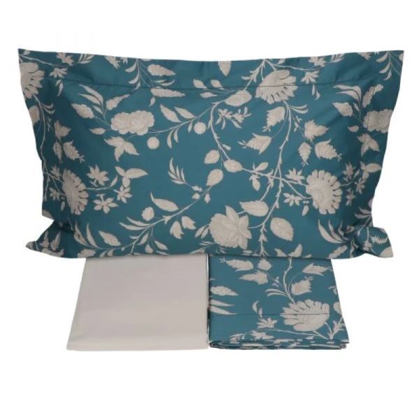 Lenzuola Matrimoniali Maxi Somma – Completo letto - Galizia - Blu Ottanio
