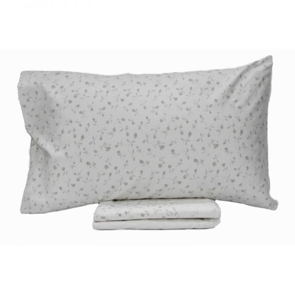 Lenzuola Matrimoniali Somma 100% raso di puro cotone – Completo letto - Aurora - Conchiglia
