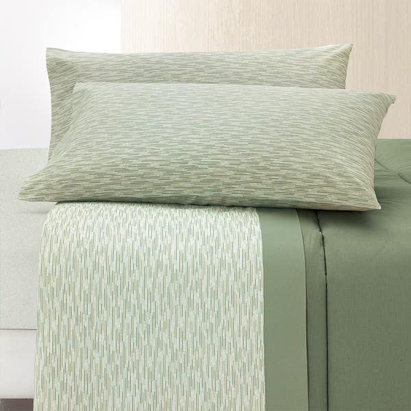 Lenzuola Piazza e Mezza Vallesusa - Completo Letto - Praga - Assortimento Colori
