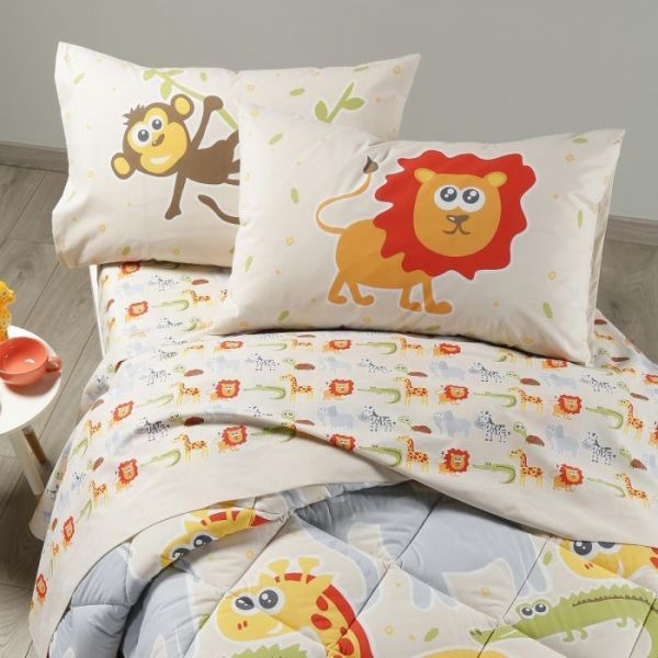 Lenzuola Singole una piazza - Caleffi - Giungla - Completo Letto