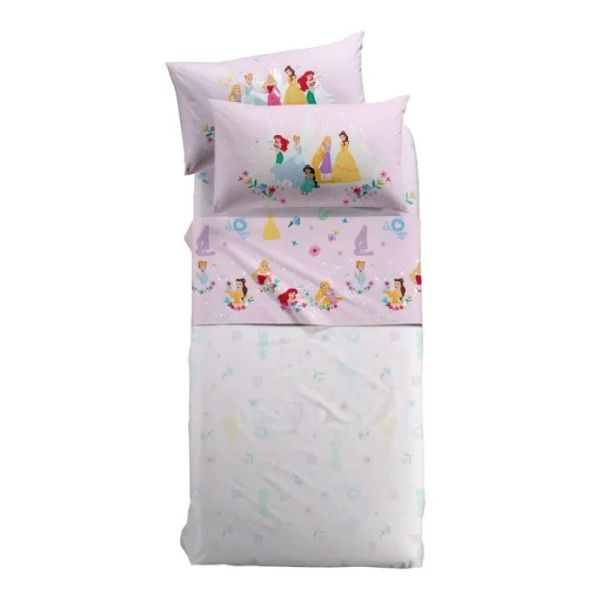 Lenzuola Singole una piazza Caleffi – Princess Flowers – Completo letto