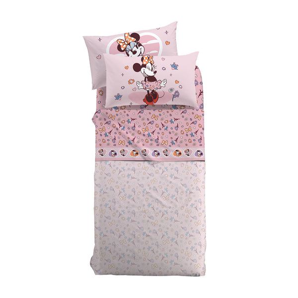 Lenzuola Una Piazza e Mezza - Completo Letto  - Minnie Love - Caleffi